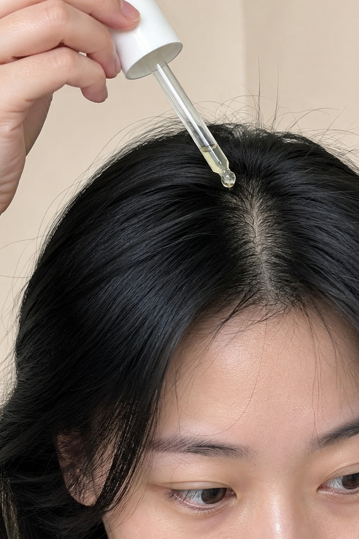 Bước kích mọc tóc con với serum Divaren Scalp Density Root Serum